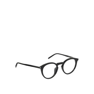 Saint Laurent Glasses, male, Black, ONE SIZE, Sl347 Round Acetate Eyeglasses