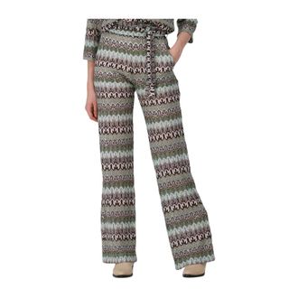 Ana Alcazar Dames, Broeken, Veelkleurig, Maat: 2XL