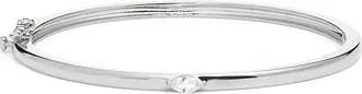 Nordstrom Demi Fine Cubic Zirconia Accent Bracelet in Sterling Silver Plated at Nordstrom