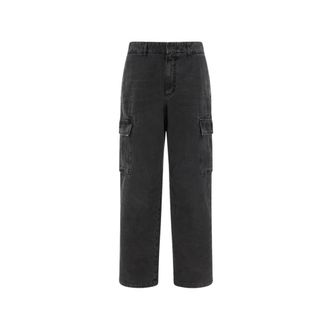 Givenchy Black Cargo Trousers with Pockets