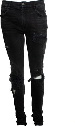 Amiri black distressed jeans