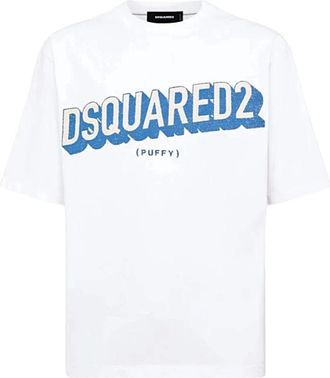 Dsquared2 Uomo, Top, Bianco, L, new