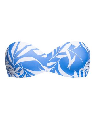 Roxy Bandeau-Bikini-Top ROXY Roxy Love Vahine, Damen, Gr. M, Cup B, bunt (regatta s surf trippin bico), Obermaterial:74% Nylon, 26% Elasthan;, Bikini-Obert