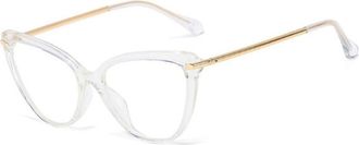 Generic Cat Eye Reading Glasses - Fashion Large Frame, Blue Light Blocking Computer Glasses for Presbyopia