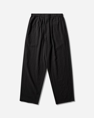 Undercover Men s Linen-Ramie Blend Cotton Easy Pants Black
