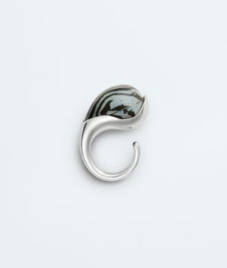 Bottega Veneta Drop Ring - Black - Women - 5.5