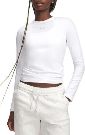 Under Armour ColdGear Performance Crewneck Top in 100 White at Nordstrom, Size Xx-Large