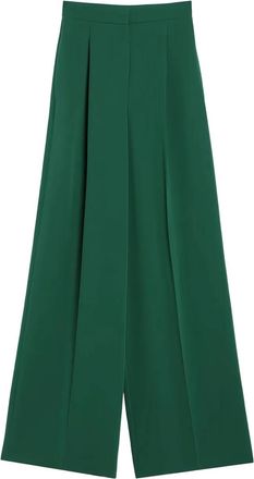Max Mara pleated-front trousers - Green