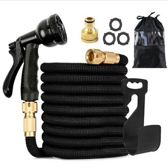 OEM Manguera De Jard&iacute;n Extensible, Para Riego, Limpieza De Jardines, Lavado De Coches, Ba&ntilde;o De Mascotas, Manguera De Jard&iacute;n Con Bolsa De Almacenamiento, 1