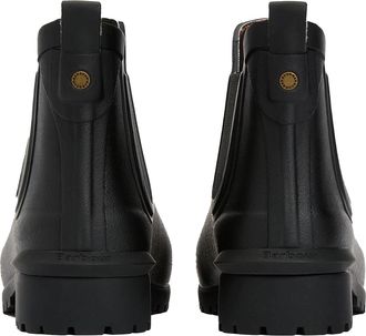 Barbour Womens Ankle Boots Wilton Rubber Black