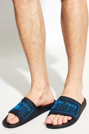 Versace Jeans Couture Rubber Flip-flops, Mens, Black