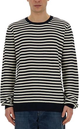 Dolce & Gabbana Black Crew Neck Sweaters