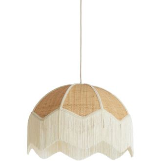 Light & Living Light & Living - lampada a sospensione - Malacia - beige - raffia