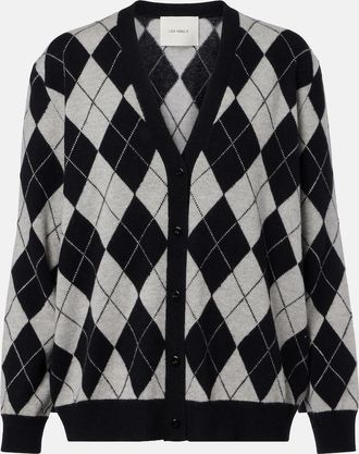 Lisa Yang Raelyn argyle cashmere cardigan