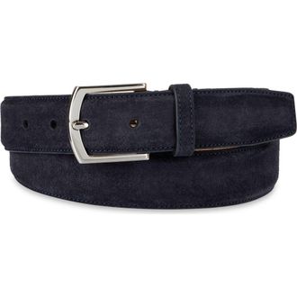 Cole Haan Suede Belt in Navy at Nordstrom, Size 32