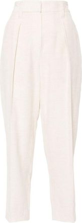 Brunello Cucinelli Light Yellow Cotton blend trousers