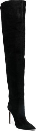 Le Silla Eva suede thigh-high boots - women - Suede - 36.5 - Black