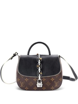 Louis Vuitton Chain It Handbag Monogram Canvas with Leather PM shoulder bag - Nero