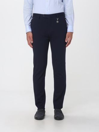 Manuel Ritz Pants Men color Blue