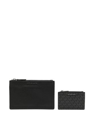 Michael Kors Hudson pouch set - men - Calf Leather - One Size - Black
