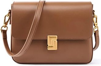 Generic Compatible For Womens Bag And Crossbody Commuter Shoulder Small Square Cowhide(G)