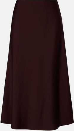 Brunello Cucinelli Gonna midi in misto lana