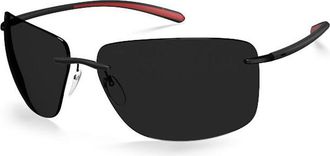 Silhouette 8728/75 9040 Mens Sunglasses Black Size 66