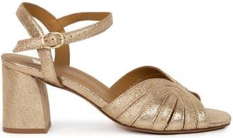 Bobbies Eileen Heeled Sandals in Iridescent Champagne at Nordstrom, Size 6.5