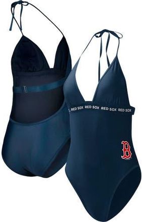 G-III 4Her by Carl Banks Womens G-III 4Her by Carl Banks Navy Boston Red Sox Full Count One-Piece Swimsuit at Nordstrom, Size Xx-Large