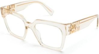 Miu Miu MU 04Uv 11T1O1 Optical Frame - Dames - Brillen - Beige - 52 MM - Accessoires