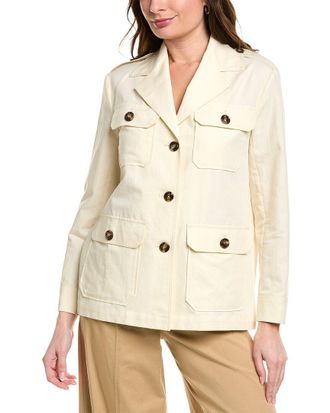 Max Mara Bacca Linen-Blend Jacket