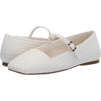 Vince Camuto Womens Vince Camuto Vinley Ballet Flat Coconut Cream Square Toe ZAP2080