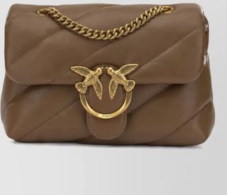 Pinko leather clutch bag