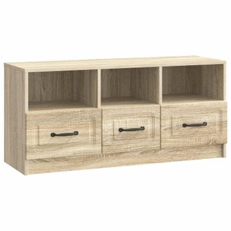 vidaXL Mueble De Tv Con Caj&oacute;n Roble Sonoma 102 X 34,5 X 47 Cm Vidaxl