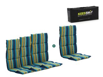 Kees Smit Madison Fiber hoog tuinkussen set van 4
