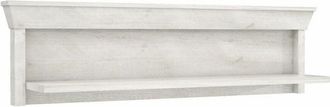 Home Heavenly Home Heavenly - Estante De Pared Karen, Estilo R&uacute;stico Moderno. 122,8x33,8x24,5 Cm. Color: Blanco Pino