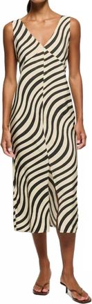 Nation Ltd Kimora Midi Dress In Swirl Print