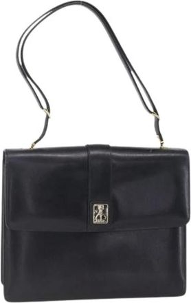 Burberry Pre-owned Shoulder Bags, female, Black, Size: ONE SIZE Pre-owned Vintage Shoulder Bag