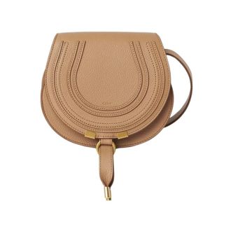 Chlo&eacute; Bolso Marcie Peque&ntilde;o Tipo Sella - Bags - Mujer - Beige - ONE SIZE