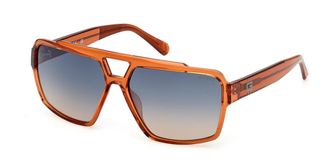 Guess GU00223 42X Mens Sunglasses Orange Size 61
