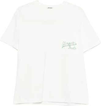 Bode Geneva Beaded Pocket T-shirt
