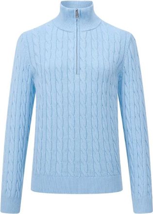 HV Polo Dames, Truien, Blauw, Maat: S