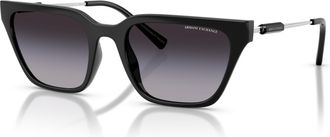 A|X Armani Exchange Grey Gradient Cat Eye Ladies Sunglasses AX4158SF 81588G 55