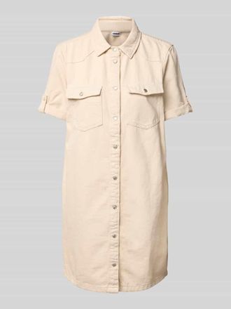 Noisy May Jeanskleid mit Brustpattentaschen Modell NEW SIGNE in Beige, Größe L