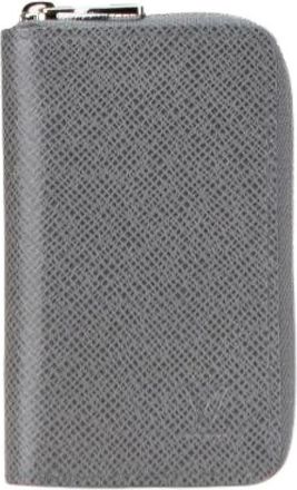 Louis Vuitton Pre-owned Wallets, male, Gray, Size: ONE SIZE Pre-owned Leather wallets