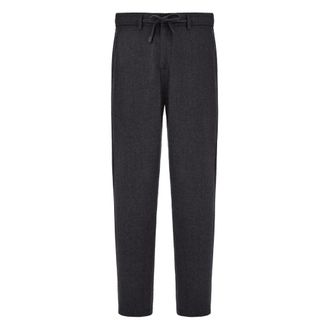 Canali Impeccabile Drawstring Chino Trousers - male - Canali - Straight Trousers - Gray - 2XL - Trousers