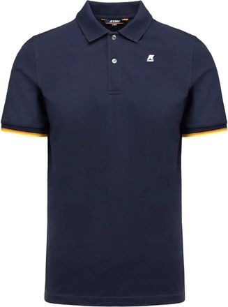 K-Way Navy Blue Logo Polo