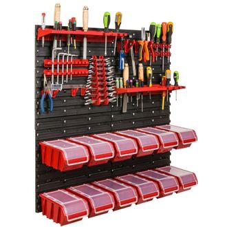 OEM Tablero De Herramientas Para Taller De 78x78 Cm + 12 Bandejas
