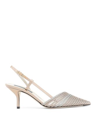 Giorgio Armani Satin Slingback