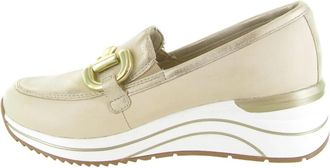 Remonte Eleni Mocassin - Dames - Sleehakken - Beige - 41 EU - Leer - Schoenen